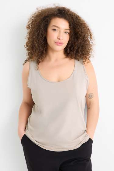 Femmes - Lot de 2 - tops - noir / gris