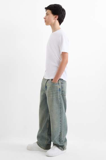 Enfants garçons - Jean baggy - bleu