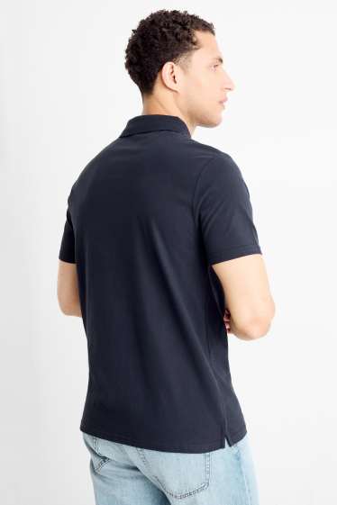 Home - Polo - regular fit - blau fosc