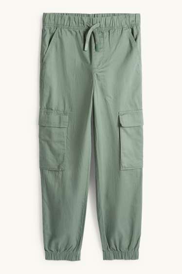 Children Boys - Cargo trousers - dark green