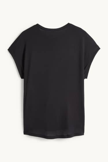 Femmes - T-shirt - regular fit - noir