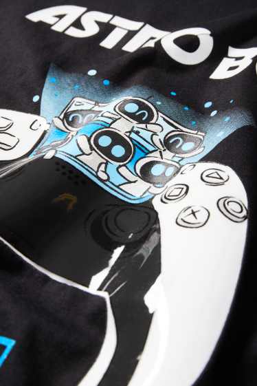 Enfants garçons - Astro Bot - T-shirt - noir
