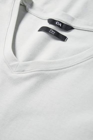 Home - Samarreta de mànigues curtes - slim fit - Flex - gris clar