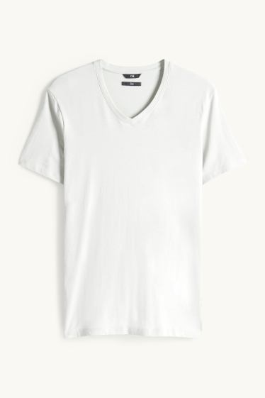 Home - Samarreta de mànigues curtes - slim fit - Flex - gris clar