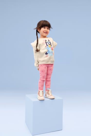 Nena - Bluey - conjunt - dessuadora i leggings - 2 peces - blanc/rosa