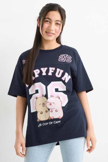 Enfants filles - CapyFun - T-shirt - bleu foncé