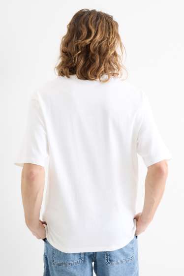 Hommes - T-shirt - Oversize - blanc