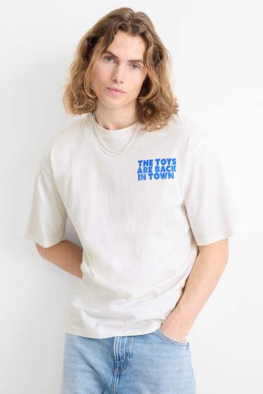 Bărbați - Tricou - supradimensionat - Povestea jucăriilor - alb