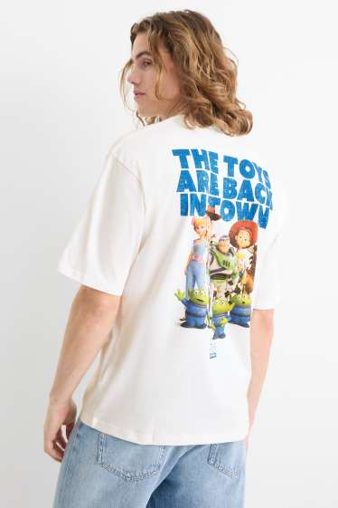 Bărbați - Tricou - supradimensionat - Povestea jucăriilor - alb