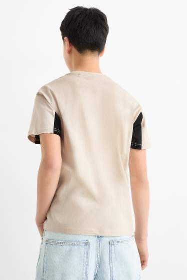 Enfants garçons - Minecraft - T-shirt - beige clair