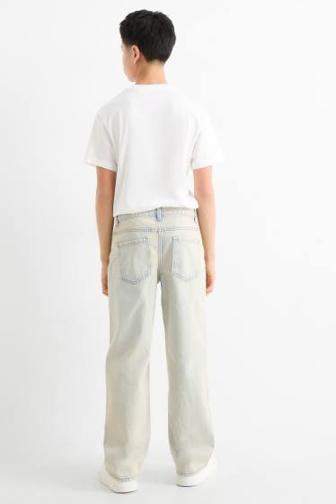 Kinder Jungen - Loose Jeans - helljeansgrau