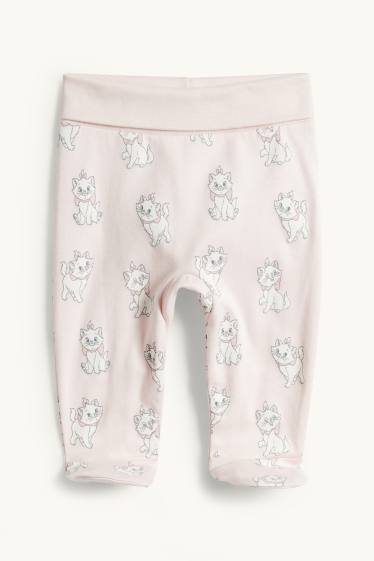Baby Girls - Aristocats - newborn outfit - 2 piece - white / rose