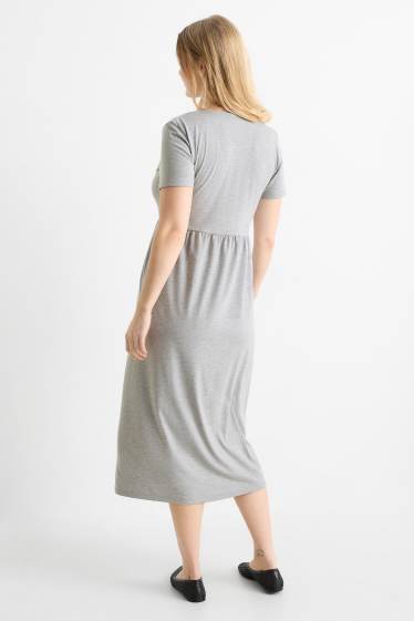 Femmes - Robe d’allaitement - gris clair