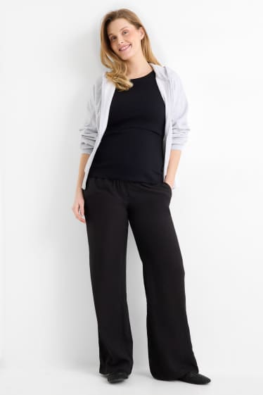 Women - Maternity trousers - black