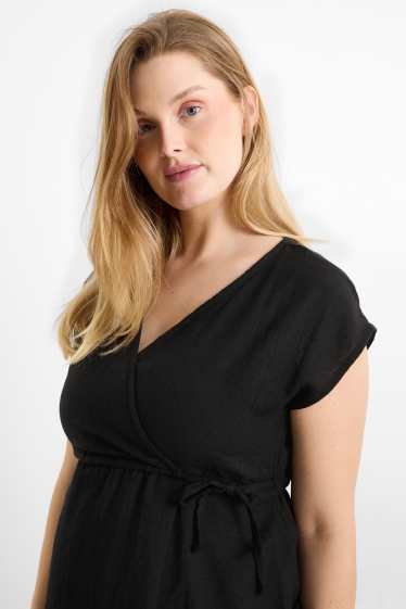 Women - Nursing blouse - black