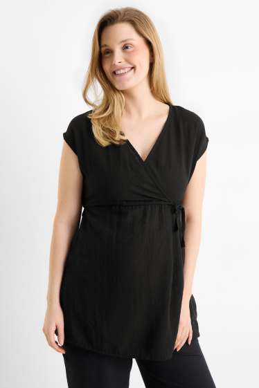 Women - Nursing blouse - black