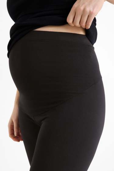 Dona - Paquet de 2 - leggings de maternitat - negre