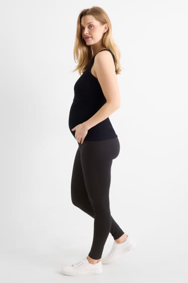 Dona - Paquet de 2 - leggings de maternitat - negre