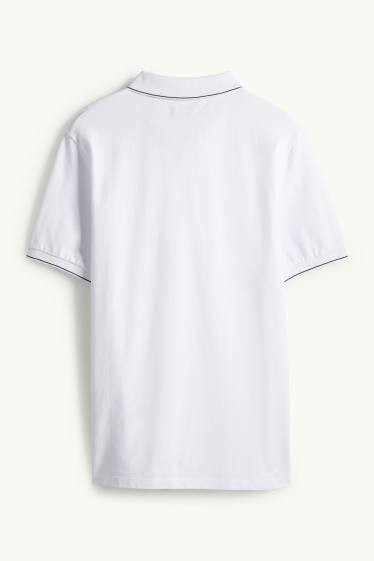 Home - Polo - slim fit - blanc