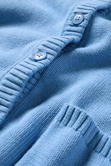 Femmes - Gilet en maille - bleu