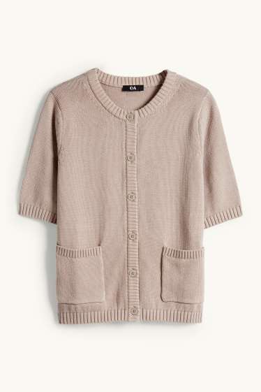 Women - Cardigan - light brown