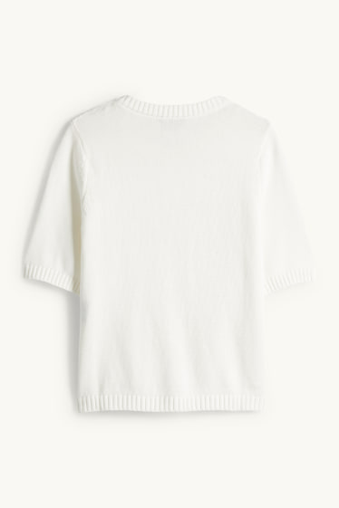 Women - Cardigan - white