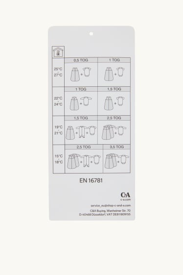 Bébés filles - Animaux sauvages - gigoteuse pour bébé - 6-18 mois - blanc