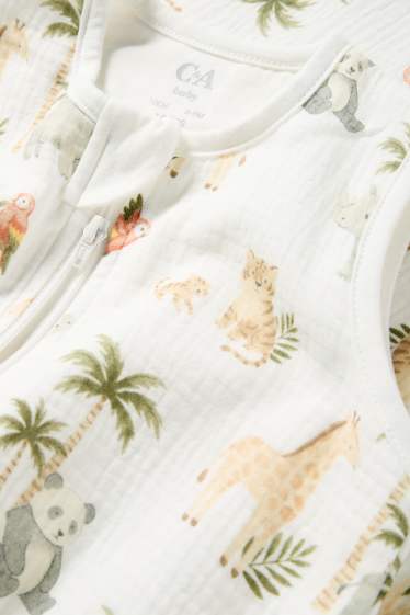 Bébés filles - Animaux sauvages - gigoteuse pour bébé - 6-18 mois - blanc