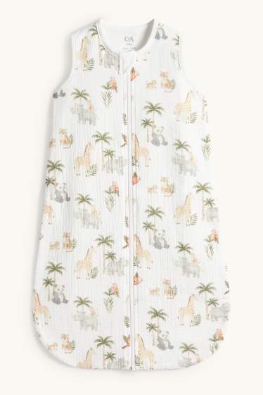 Bébés filles - Animaux sauvages - gigoteuse pour bébé - 6-18 mois - blanc