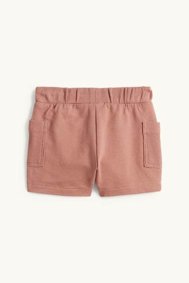 Baby: jongens - Baby-sweatshort - bruin