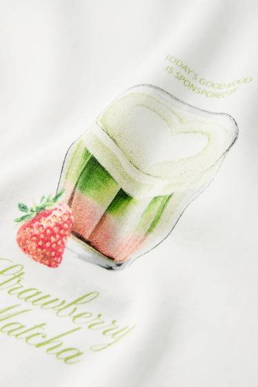 Femei - Tricou - slim fit - alb