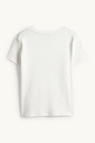 Femei - Tricou - slim fit - alb