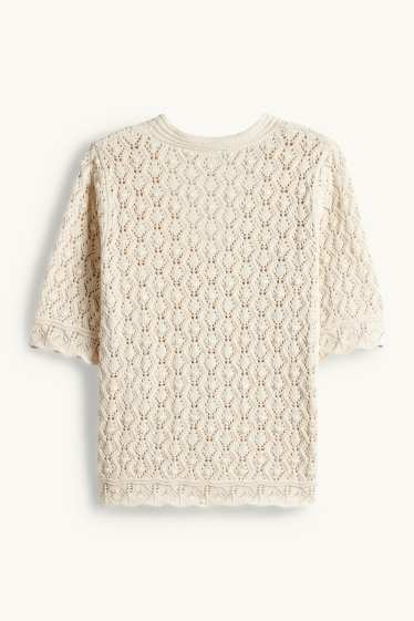 Mujer - Cárdigan - beis