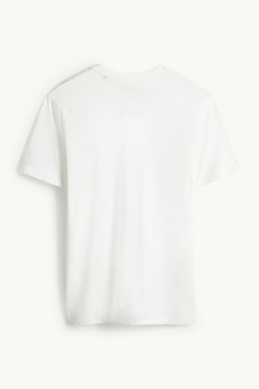 Hommes - T-shirt - regular fit - Peanuts - bleu / blanc