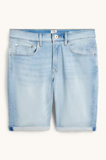 Hommes - Short en jean - Flex jog denim - LYCRA® - bleu clair
