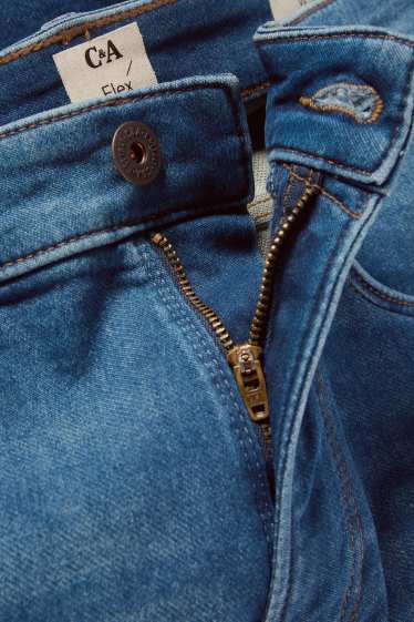 Pánské - Džínové šortky - Flex jog denim - LYCRA® - tmavomodrá