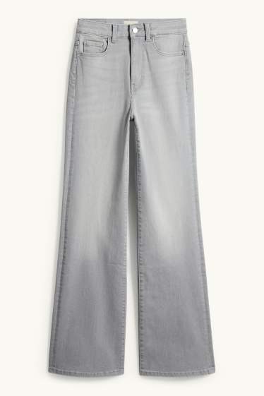 Dona - Flared Jeans - high waist - gris