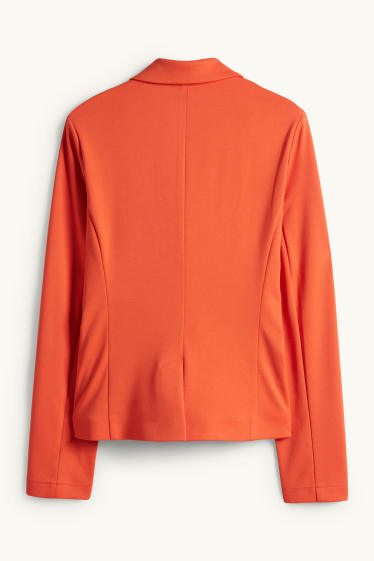 Mujer - Americana de jersey - regular fit - naranja