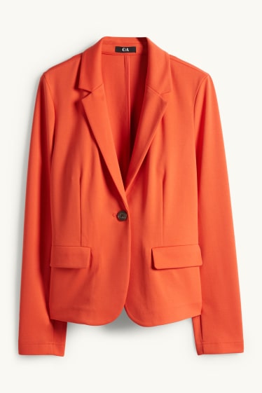 Mujer - Americana de jersey - regular fit - naranja