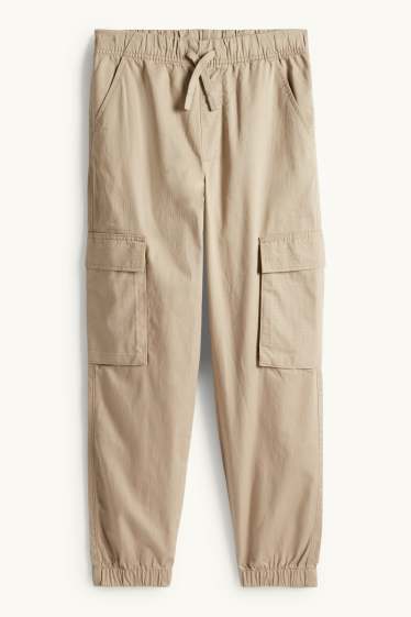 Children Boys - Cargo trousers - beige