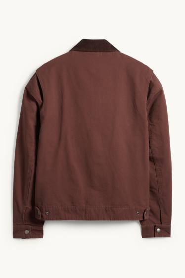 Heren - Jas - donkerbruin