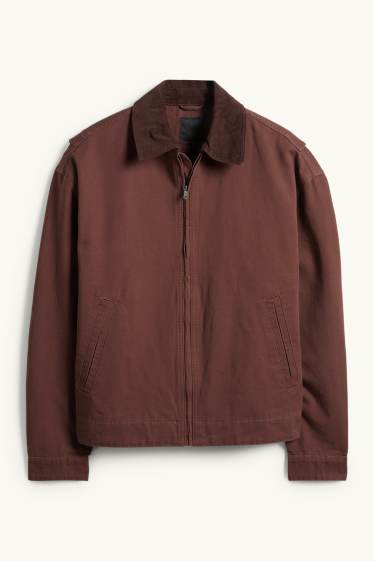 Heren - Jas - donkerbruin
