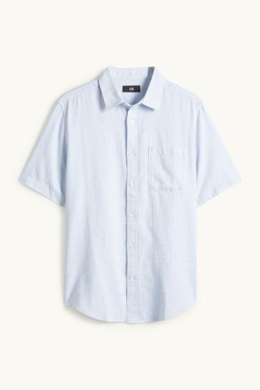 Herren - Hemd - Regular Fit - Kent - blau