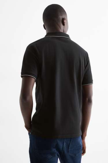 Home - Polo - slim fit - negre