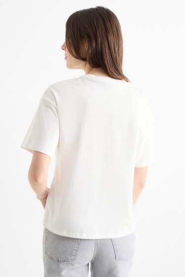 Donna - T-shirt - regular fit - bianco