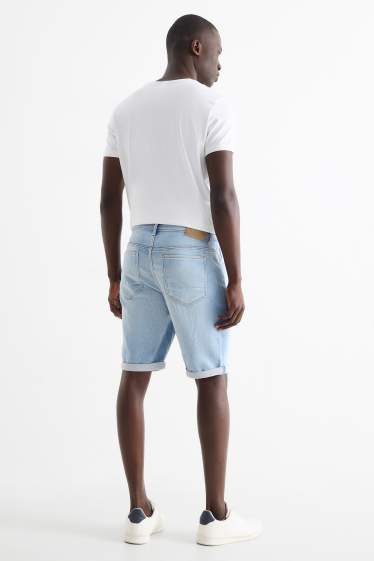 Hommes - Short en jean - Flex jog denim - LYCRA® - bleu clair