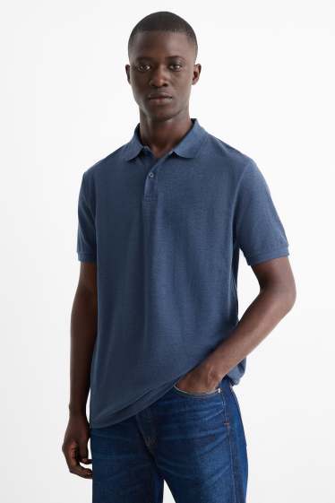 Herren - Poloshirt - dunkelblau