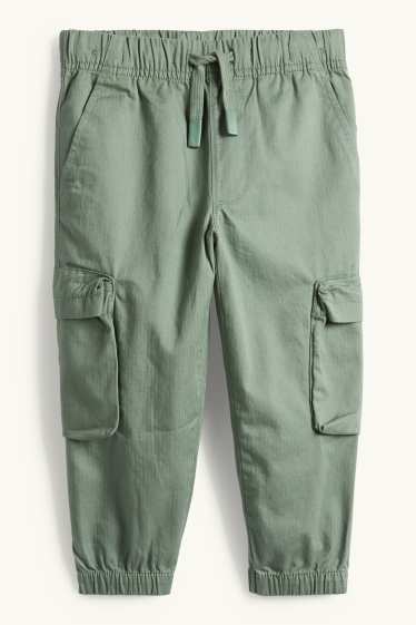 Children Boys - Cargo trousers - green