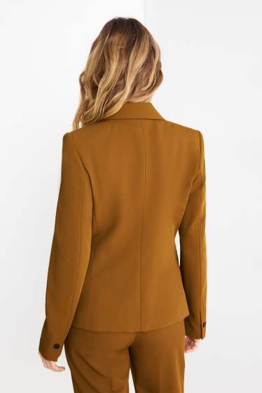Femei - Blazer office - cambrat - maro