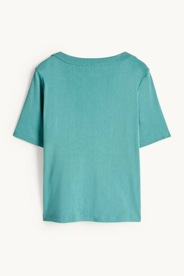 Femei - Tricou - regular fit - turcoaz